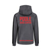 Poole Judo Centre - Sports Poly Zoodie - Steel Grey/Jet Black