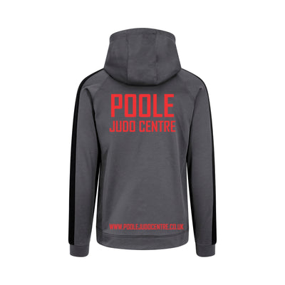 Poole Judo Centre - Sports Poly Zoodie - Steel Grey/Jet Black