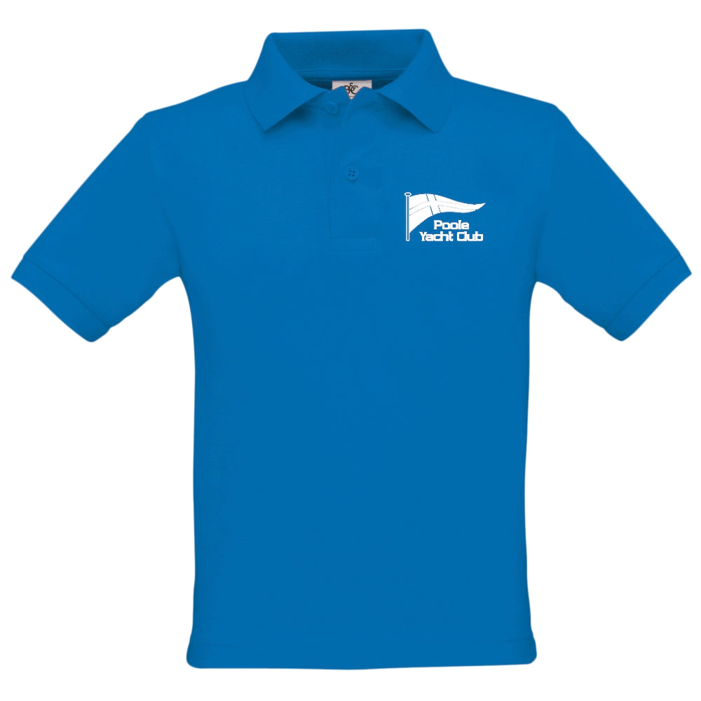 Poole Yacht Club Youth Polo Royal Blue