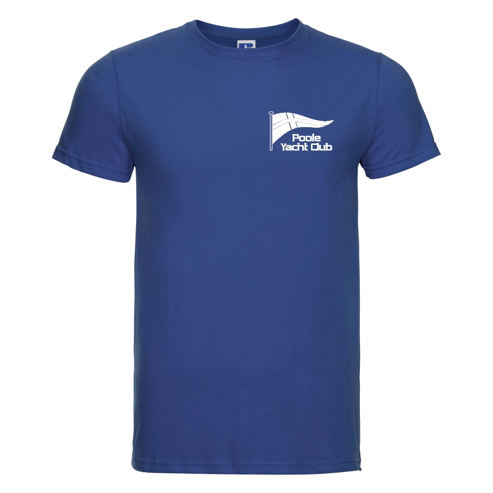 Poole Yacht Club - Slim Fit T-Shrt - Royal Blue