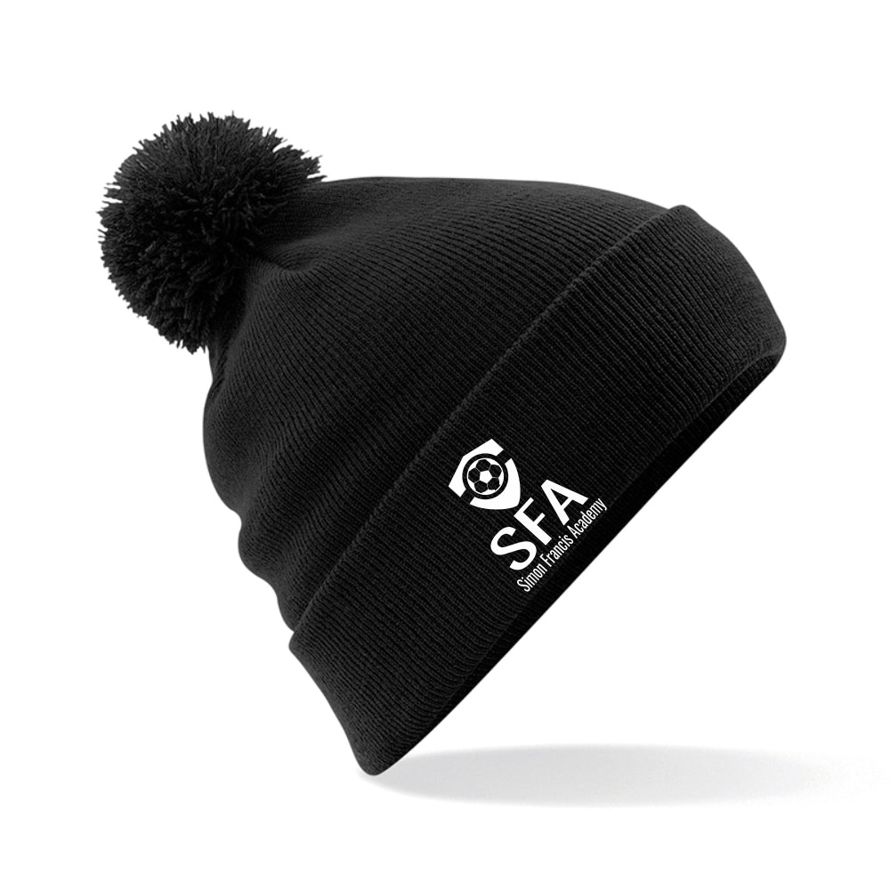 Simon Francis Academy - Bobble Beanie - Black