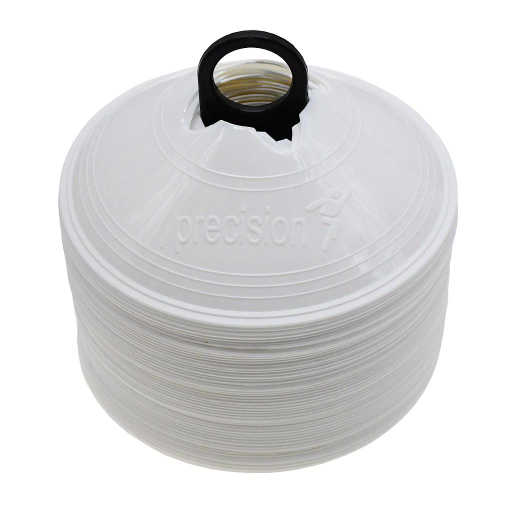 Precision Saucer Cones - White (Set of 50)